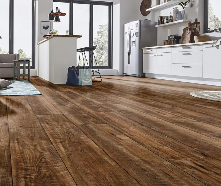 HORI Laminat Style Eiche Kaffeebraun Landhausdiele 5