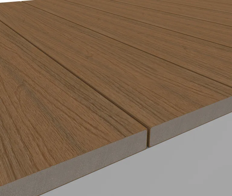 HORI Verkleidungsbretter WPC Massiv Wood Feeling Co-Extrudiert  22,5x138mm naturbraun 3