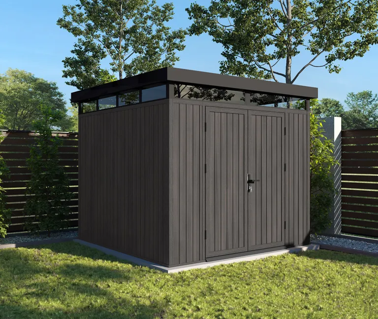 NewTechWood Gartenhaus mit Flachdach 6