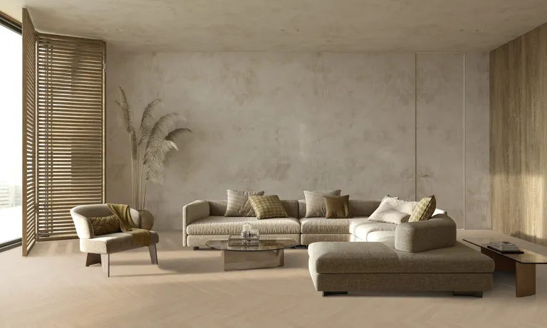 Gerflor Klick-Vinylboden Virtuo 55 Rigid Acoustic Blomma Beige Fischgrät 4