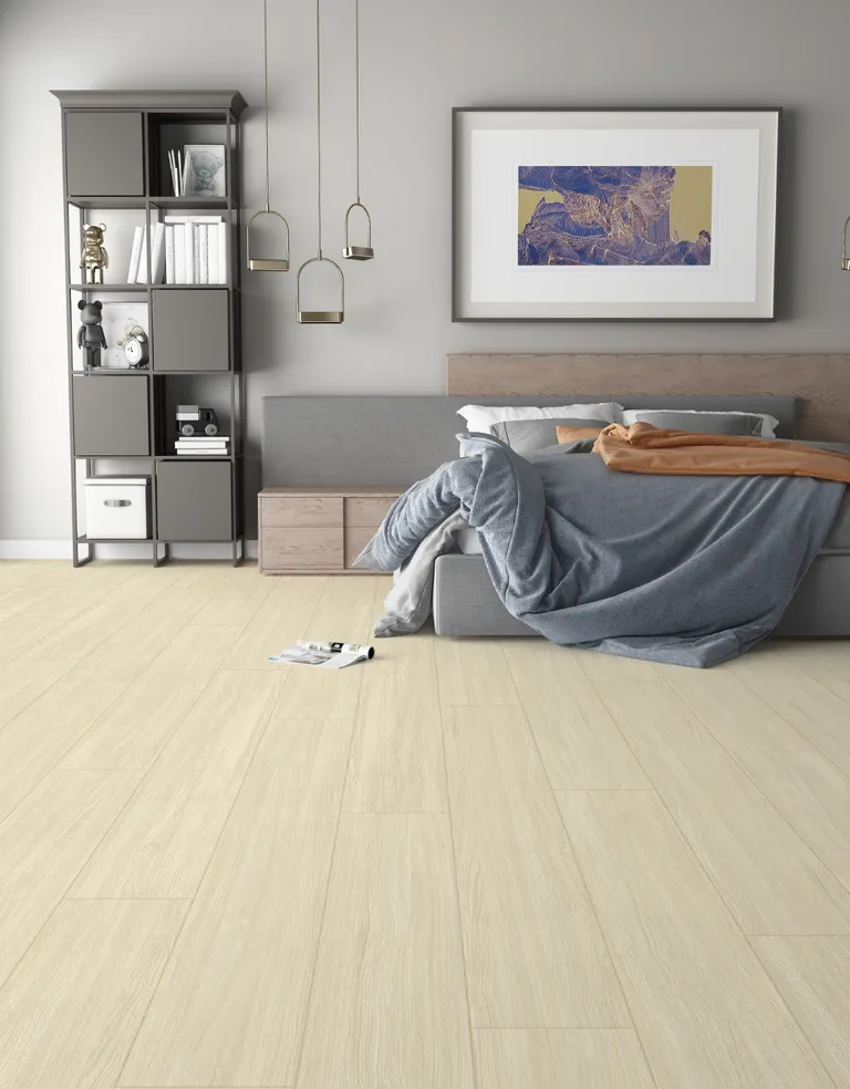 HORI Klebe-Vinylboden massiv Chamgner Eiche Holzstruktur Landhausdiele 0