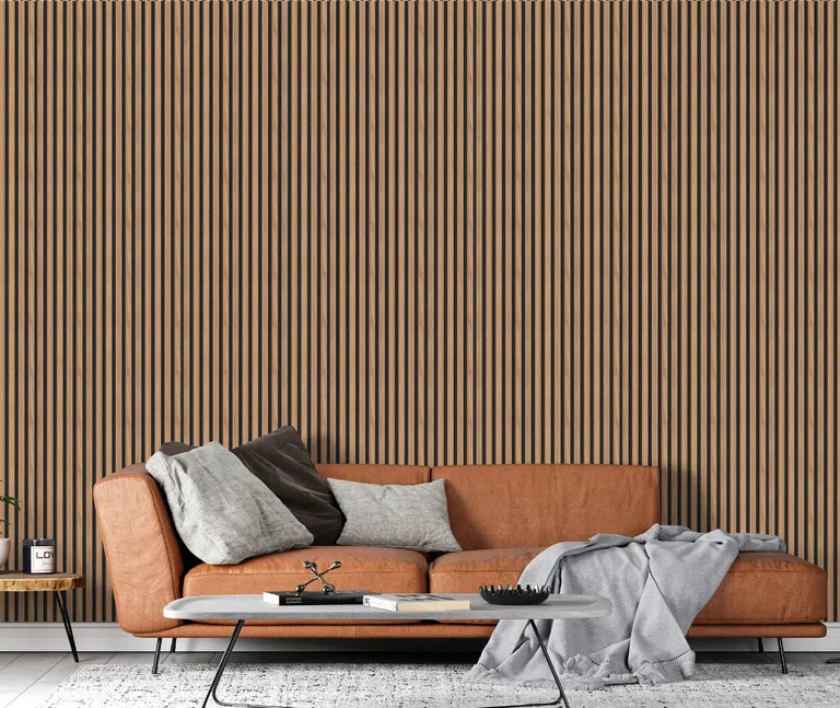 HORI WALL Akustik LongLine Dekor Wandpaneele Walnut 2