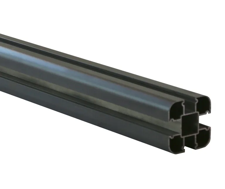 HORI WPC Sichtschutzzaun Stecksystem Rhombus-Style co-extrudiert Komplettset 7