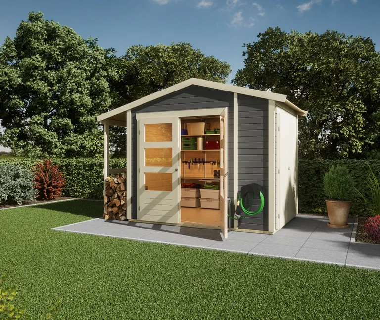 Karibu Gartenhaus Multifunktionshaus 3