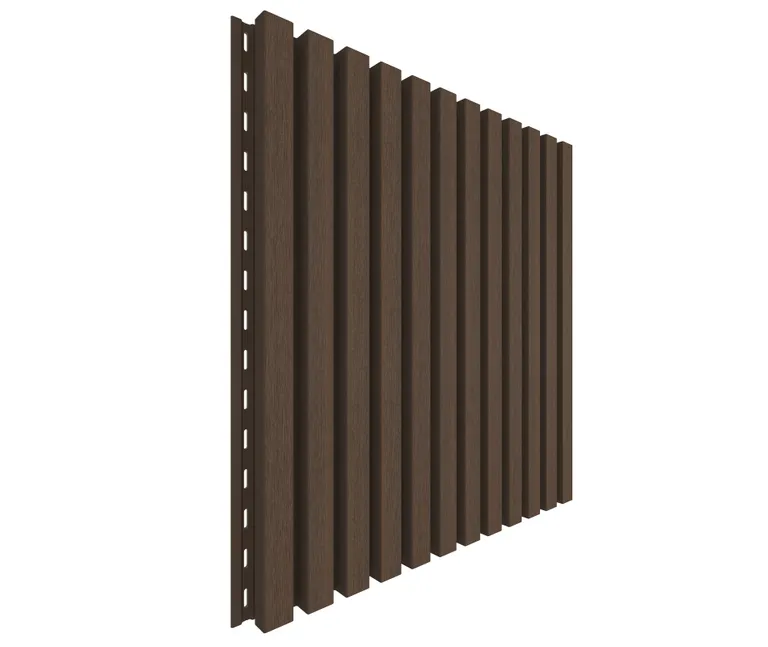 NewTechWood WPC Fassadenprofil Castellatio PRO35 33 x 215 mm Ipe 1