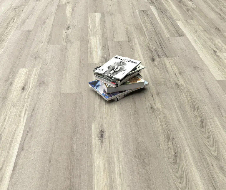 HORI Klick-Hartvinylboden Rigid SPC Eiche Markant grau Geraldton Landhausdiele Holzstruktur 3