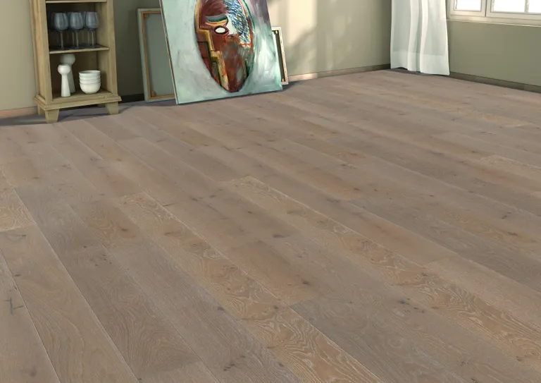 HORI Quick Parkett 400 Eiche sandbraun gekalkt Sauvage strukturiert Landhausdiele natur-geölt 2