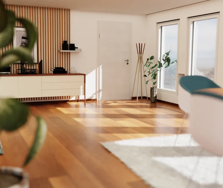 HORI Zimmertür CPL Eiche weiß quer Vollspan Designkante 5