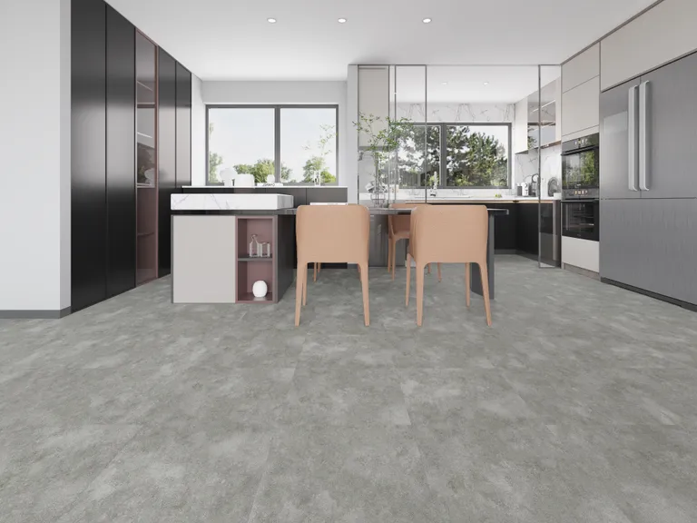HORI Klick-Hartvinylboden Rigid SPC XXL Fliesenformat Piazza San Marco Splendida Steinstruktur 0