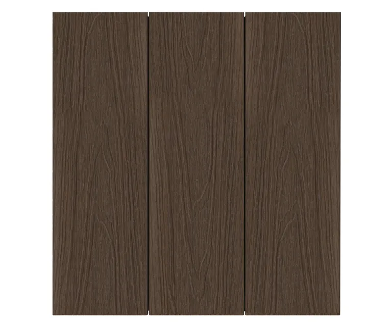 NewTechWood Terrassendielen WPC Hohlkammer Gigante Ipe Holzstruktur gebürstet / glatt gebürstet Co-Extrudiert 22,5 x 210 mm 4
