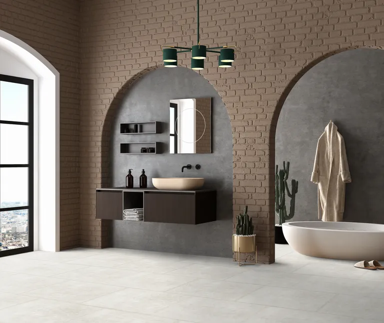 Gerflor Klebe-Vinylboden, Senso Unik, Fliese, Suave Beige 0