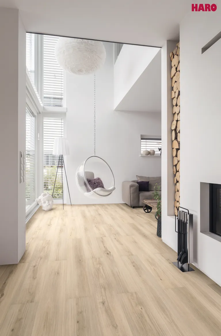 Haro Disano Saphir PVC freier Designboden Kristalleiche strukturiert Landhausdiele 4