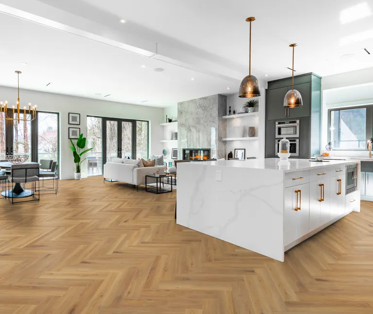 KRONOTEX Laminat Herringbone D3861 Pisa Oak Fischgräte 5