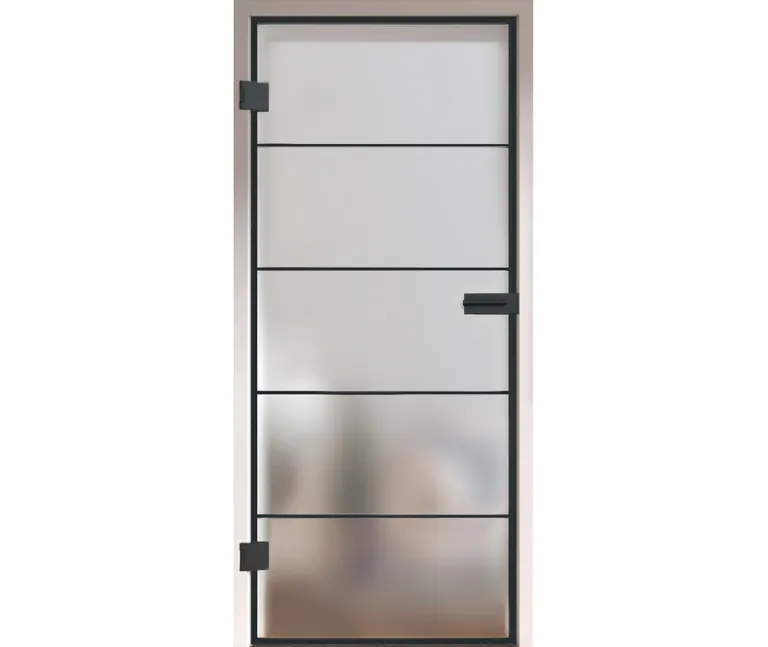 HORI Glastür Loft Premium Valencia satiniert ESG 8 mm 0