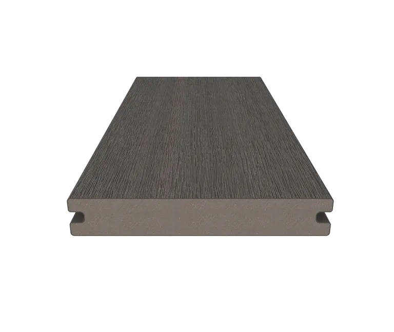 NewTechWood Terrassendielen WPC Massiv Deluxe Oldwood Silver Gray Holzstruktur gebürstet / glatt gebürstet Co-Extrudiert 22,5 x 138 mm 2