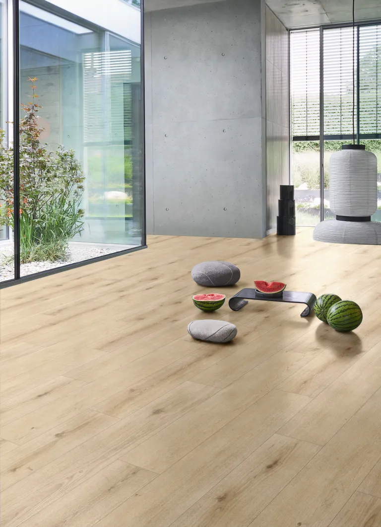 PARADOR PVC freier Klick-Designboden Modular ONE Eiche Urban hell gekälkt Holzstruktur Landhausdiele 5