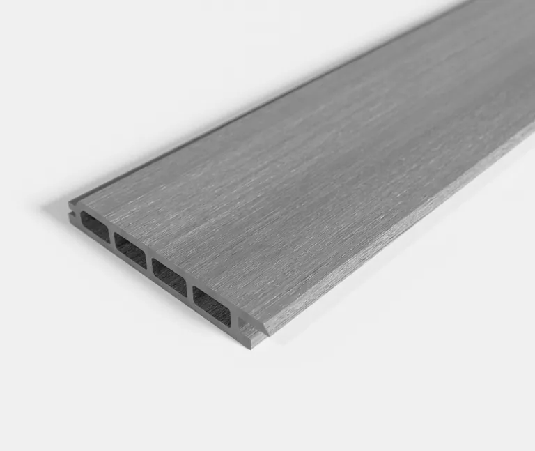 HORI WPC Fassadenverkleidung Hohlkammer grau bi-color co-extrudiert 138x20mm 0