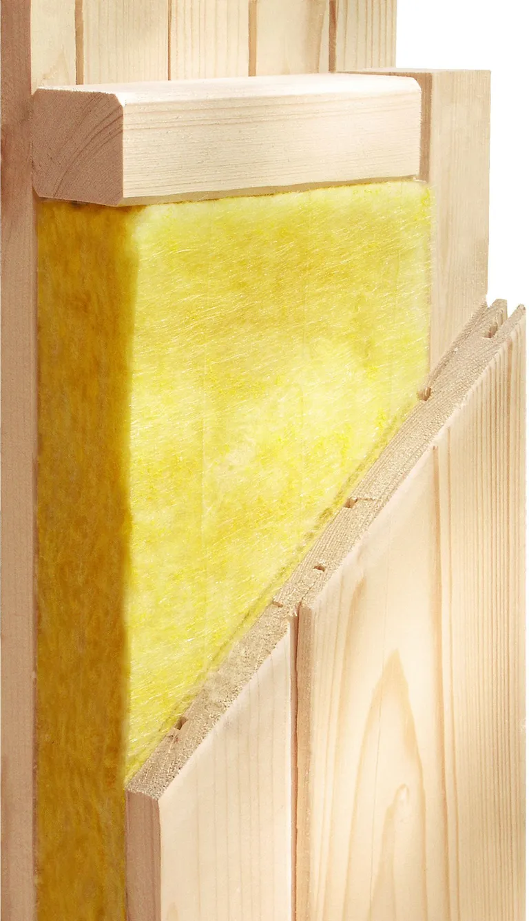 Karibu System-Sauna Asmada Eckeinstieg 68 mm 4