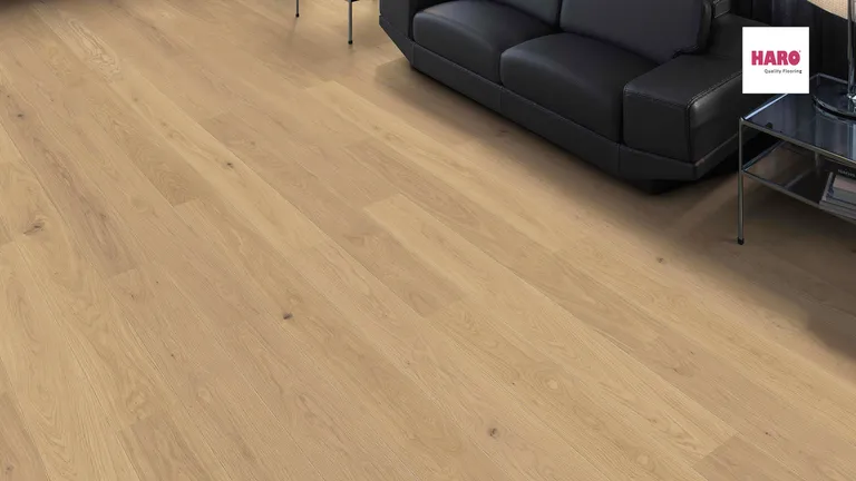 HARO Parkett 4000 Eiche invisible strukturiert Markant Landhausdiele 1
