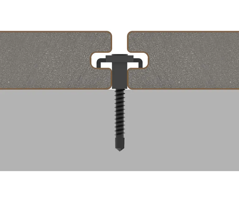 NewTechWood Terrassendiele Terrassenclip Set Hybride 4