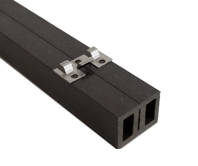 Kovalex Terrassendielen Komplettset WPC Kammerprofil Exklusiv Walnuss mattiert 26 x 145 mm 5