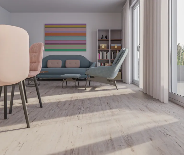 HORI Klick-Hartvinylboden Rigid SPC Lärche Netanja strukturiert Landhausdiele 8