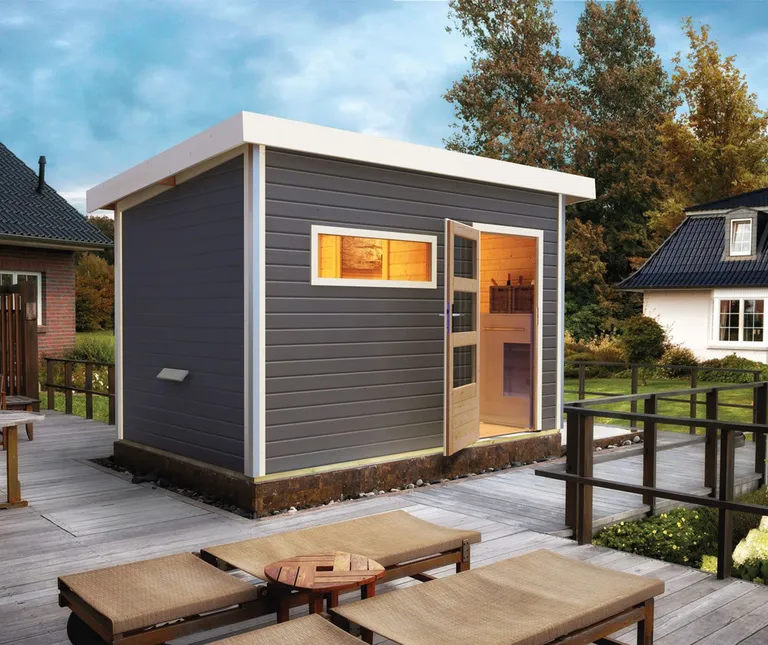 Karibu Sauna-Haus Svaneke Fronteinstieg 38 mm 0