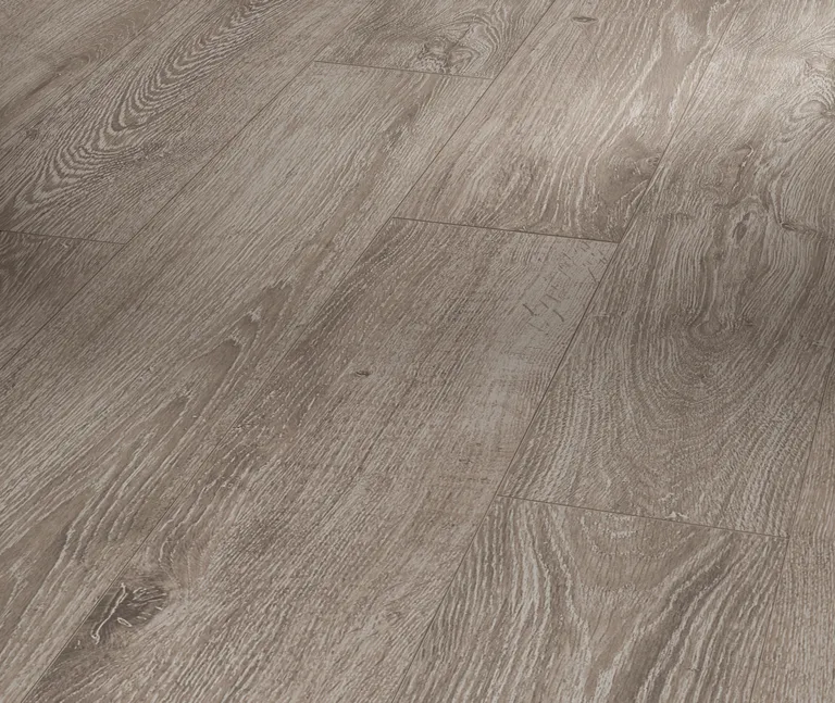 PARADOR Laminat Basic 200 Eiche lichtgrau seidenmatte struktur Landhausdiele 0