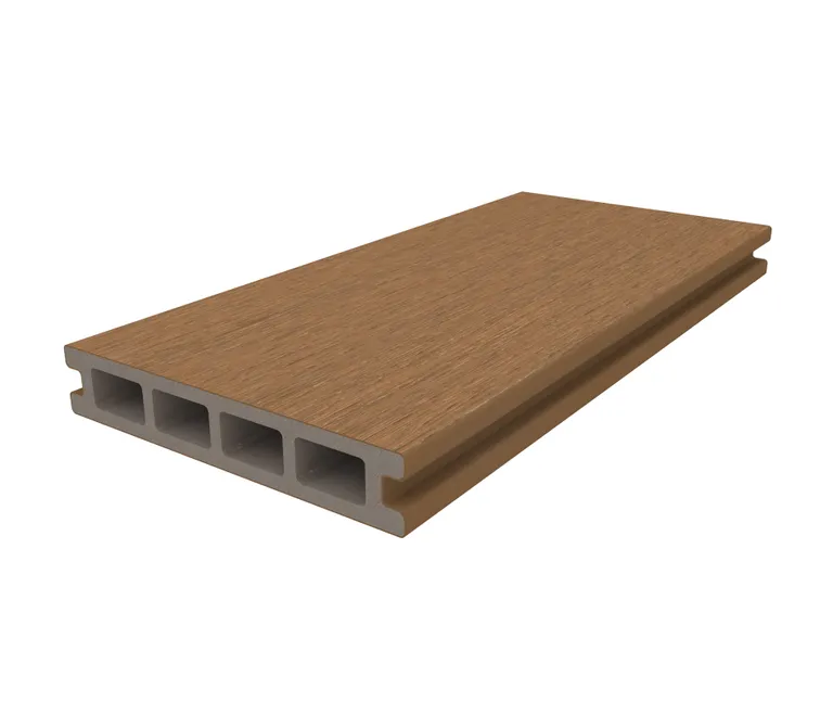 HORI Terrassendiele WPC Hohlkammer Essential Co-Extrudiert 22,5 x 145 mm Naturbraun 1