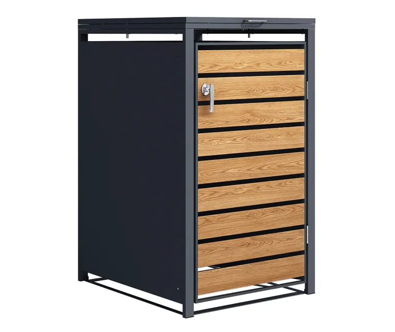 HORI Mülltonnenbox Cleanman 3 Wood 3