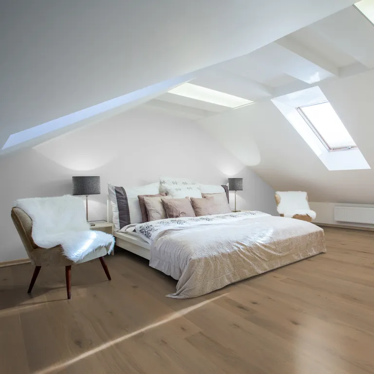 HORI Parkett Eiche Landhausdiele Variant gebürstet grau braun UV-geölt 2. Wahl 6