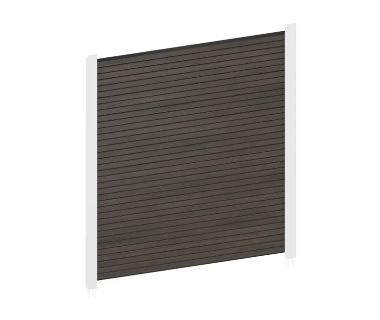 HORI WPC Sichtschutzzaun Stecksystem Odense Rhombus 2