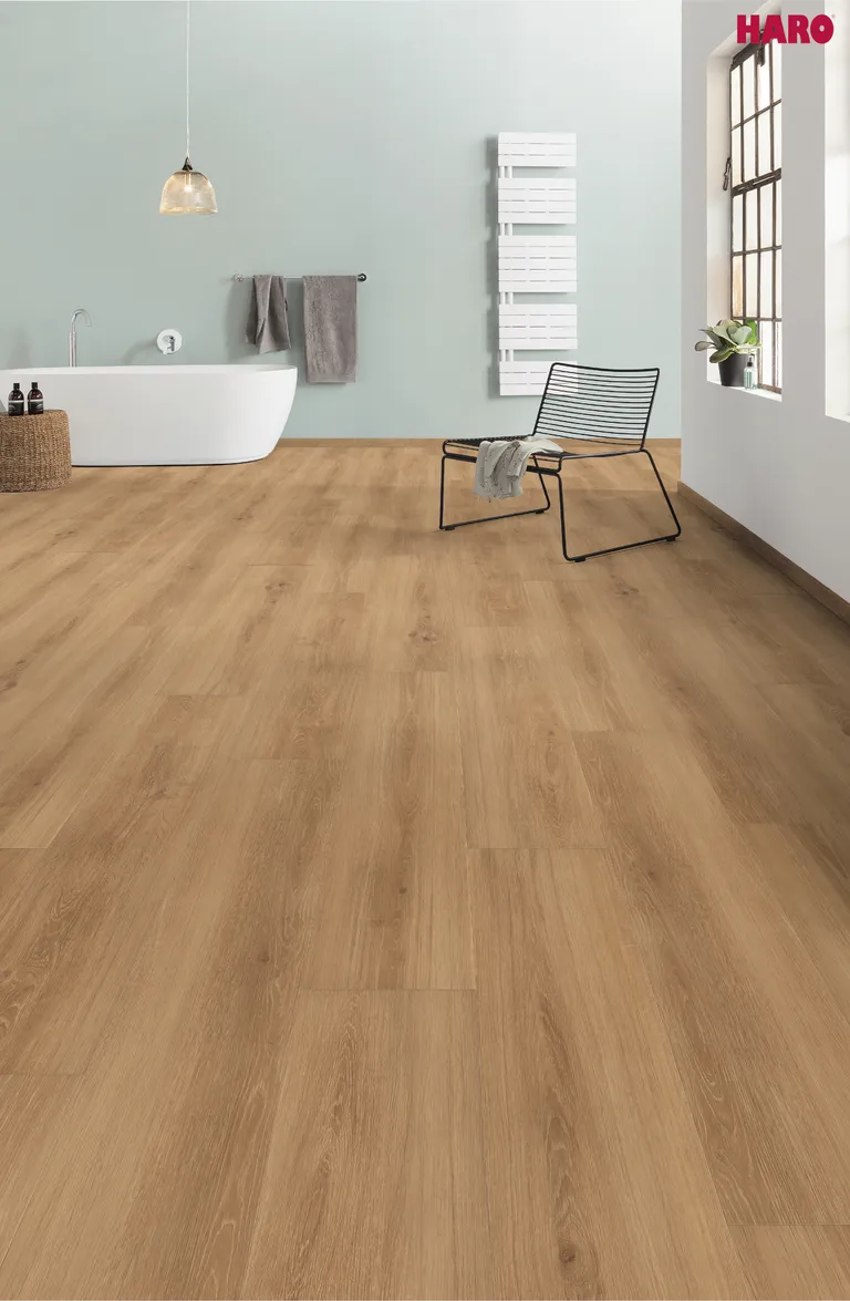 Haro Disano Saphir PVC freier Designboden Feldeiche strukturiert Landhausdiele 3