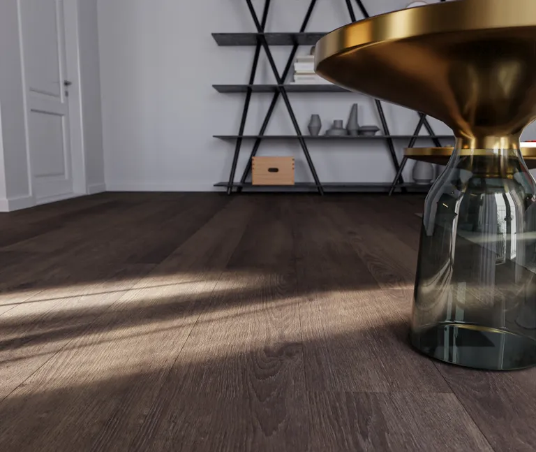 HORI Klick-Hartvinylboden Rigid SPC Eiche Markant geräuchert Dubbo Landhausdiele Holzstruktur 0