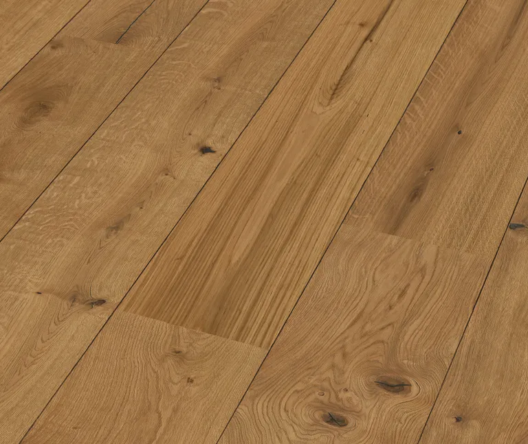 MEISTER Lindura Holzboden HD 400 Eiche authentic 8904 gebürstet Landhausdiele 5G Dry® 0