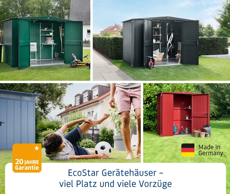 EcoStar Zubehör Unterkonstruktion Fußboden Gerätehaus Trend Elegant 2