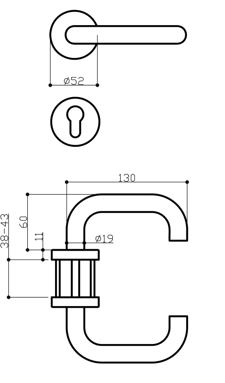 HORI Zimmertür Komplettset Alicante 3 Signalweiß RAL9003 Röhrenspan Designkante 7