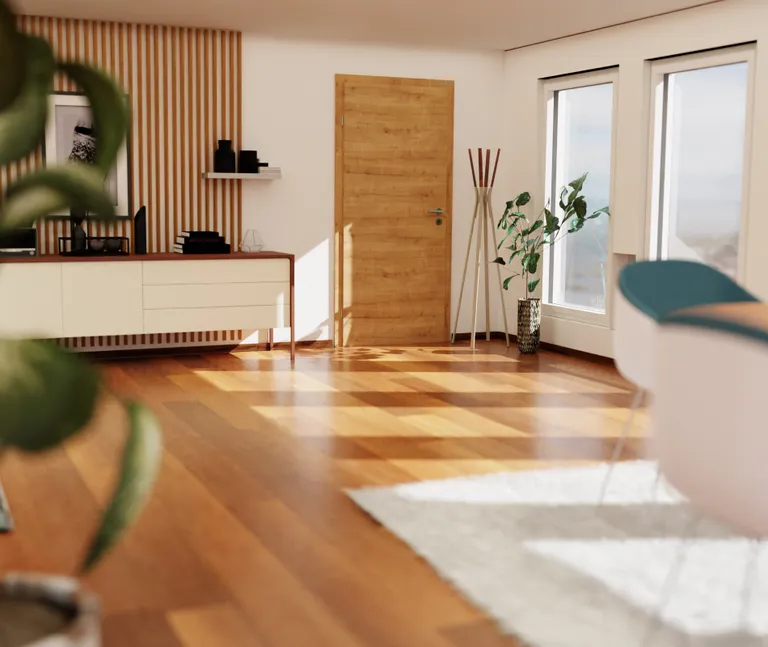 HORI Zimmertür CPL Wildeiche quer Vollspan Designkante 5