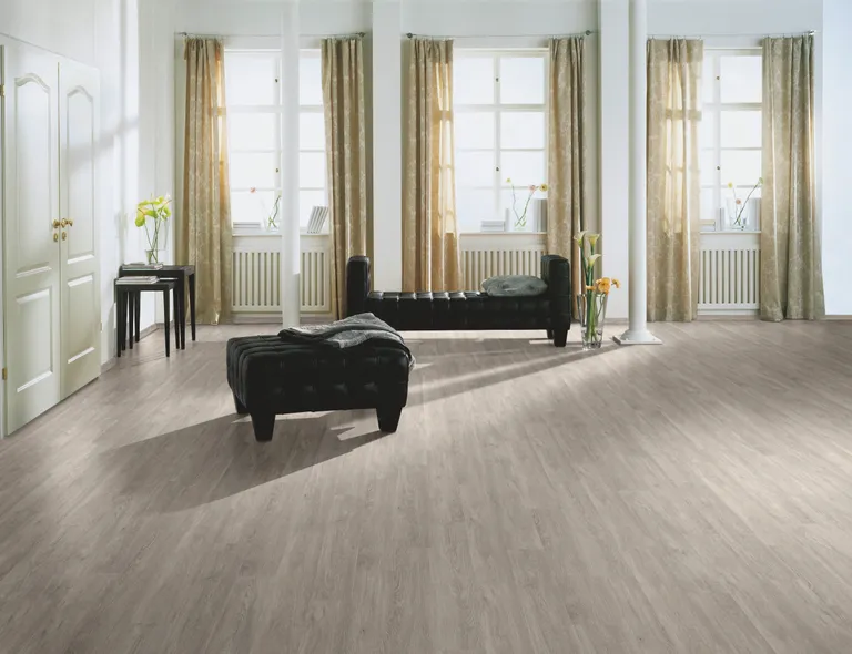 HORI Klick-Hartvinylboden Rigid SPC Eiche Wuppertal elegant grau Landhausdiele 0