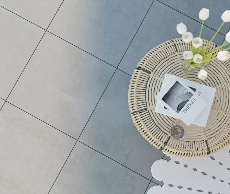 HORI Terrassenplatte Beton Grau 3