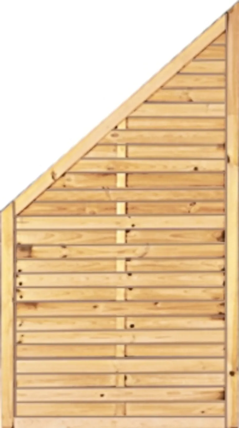 TETZNER & JENTZSCH Sichtschutzzaun Lamellenzaun-Ecke grün 1