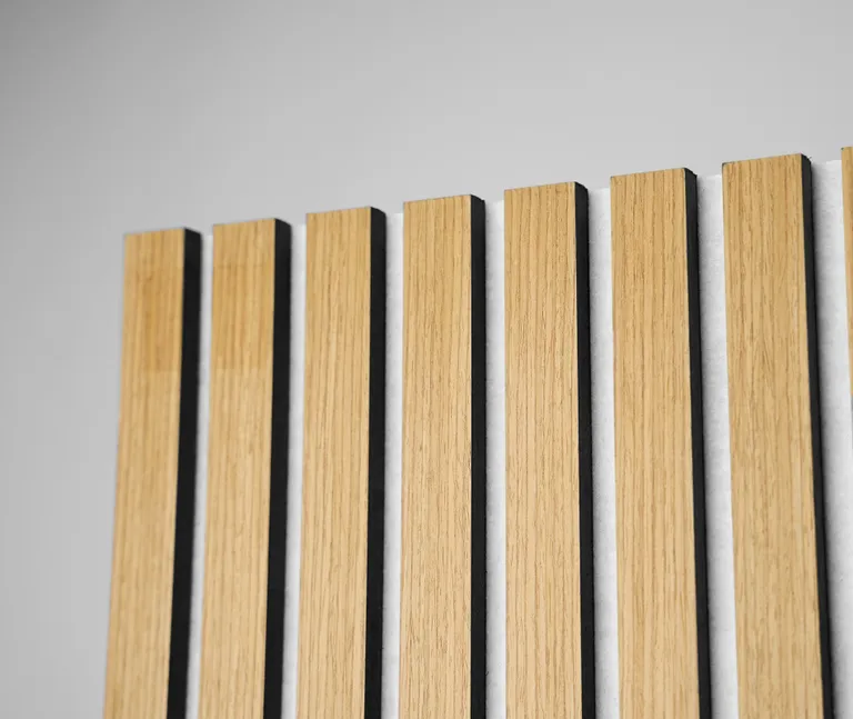 HORI Dekor Akustikpaneel Nature oiled Oak auf Filz Beige 1