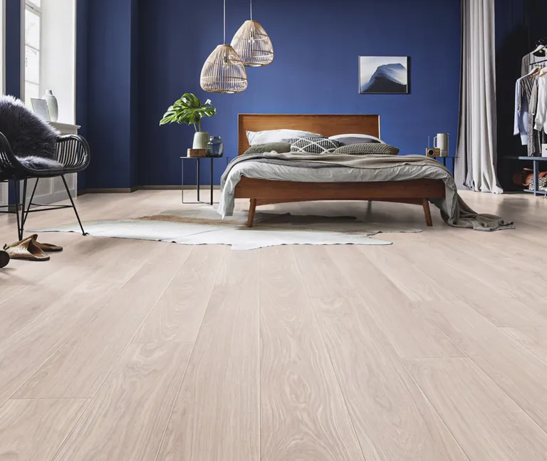 KRONOTEX Laminat Exquisit D2873 Waveless Oak Weiß Landhausdiele 5