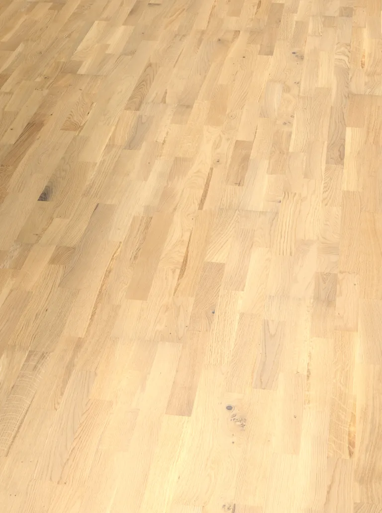 HORI Parkett 300 Eiche Variant cremeweiß Schiffsboden matt versiegelt 2