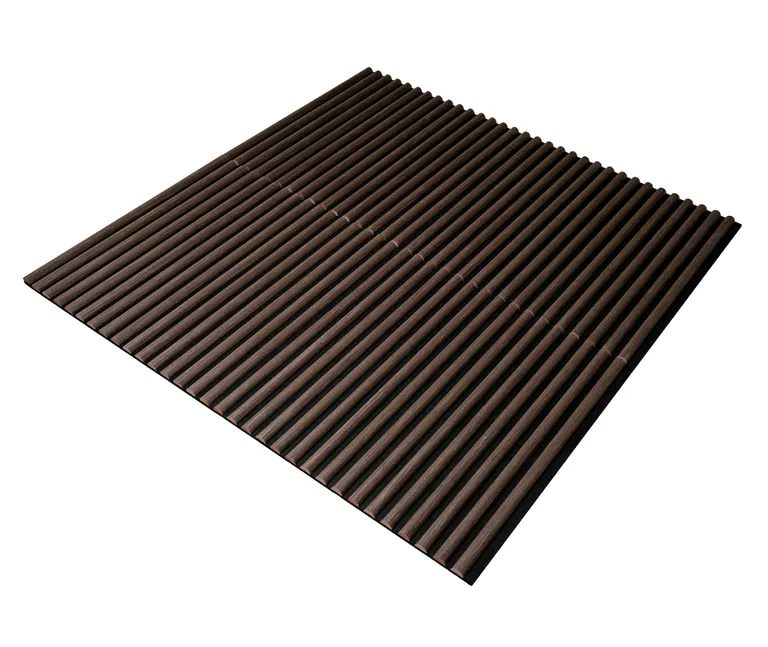 HORI WALL Akustik Dekor Wandpaneele Brown Oak Rundstab Quadratisch 6