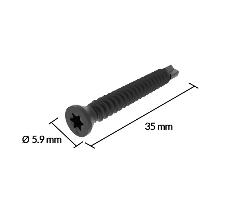 NewTechWood Terrassendiele Terrassenclip Set Hybride 6