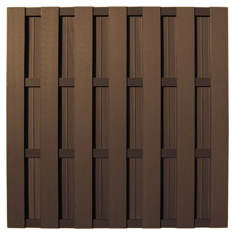 HORI WPC Sichtschutzzaun Lamellenzaun Element 0