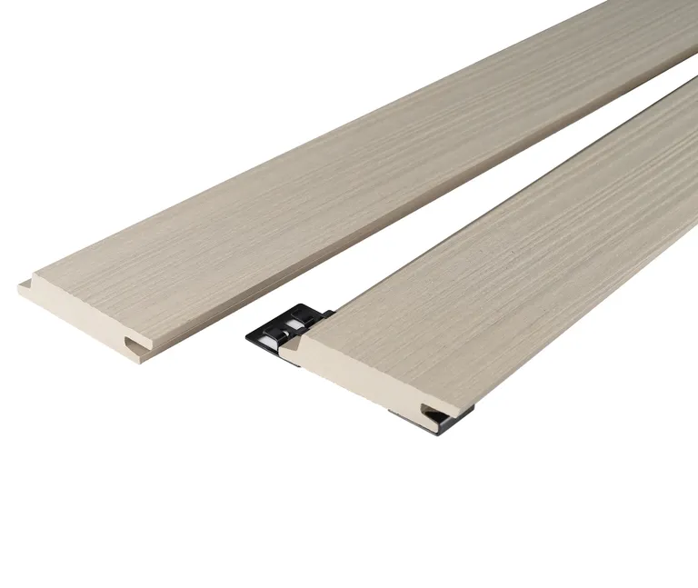 HORI Terrassendielen WPC Treibholz Hohlkammer braun Bi-Color 25 x 145 mm 2