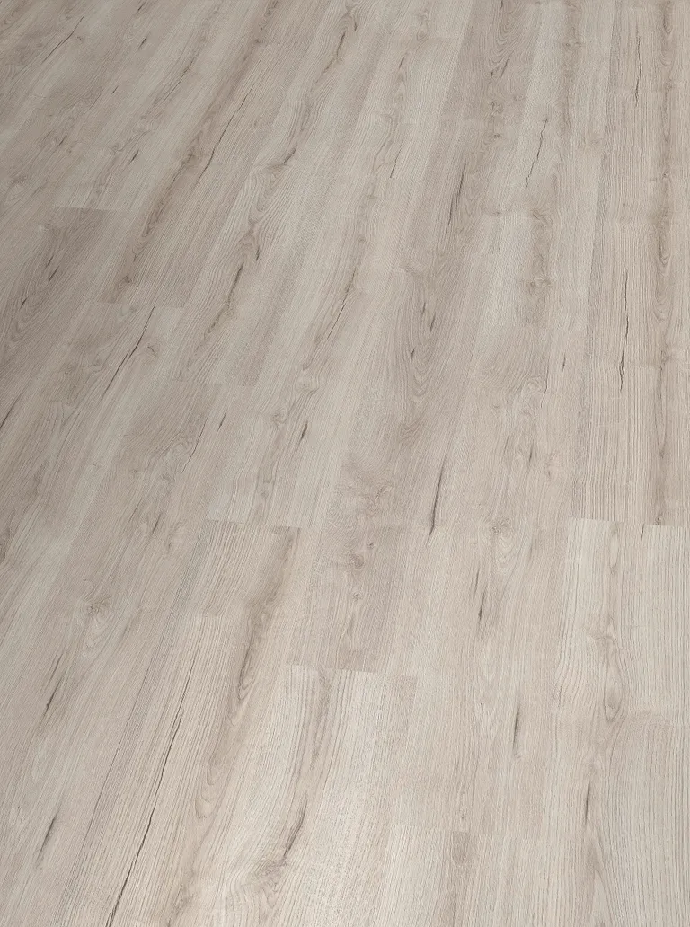 DOMIZIL PVC freier Klick-Designboden Aqua Eiche steingrau Landhausdiele 1