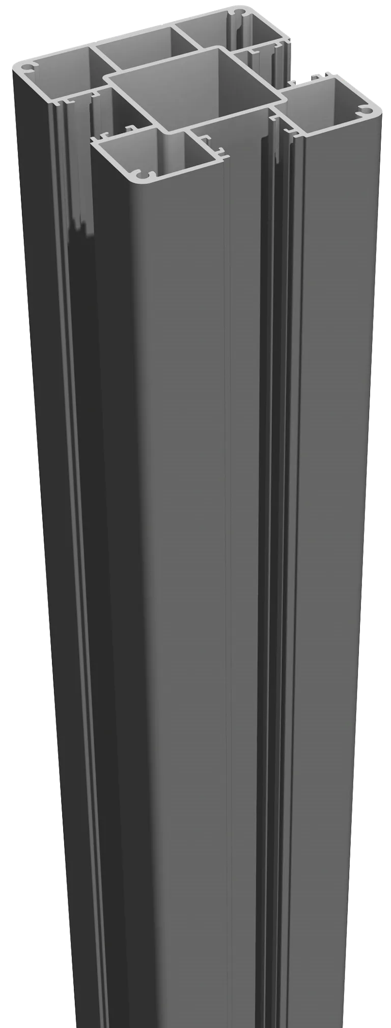 GroJa WPC/BPC Sichtschutzzaun Stecksystem Set GRANDE Komplettset 2